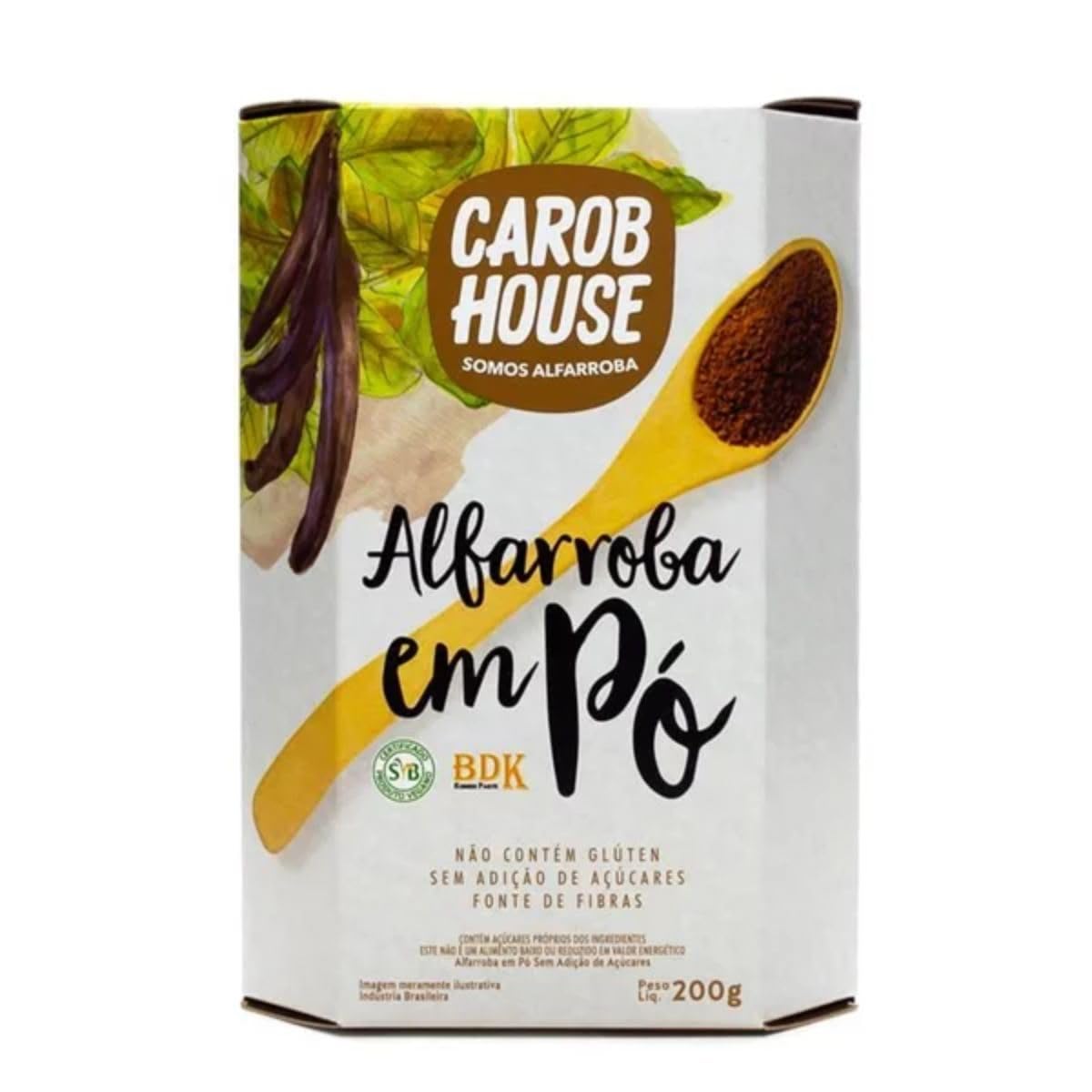 Alfarroba em Pó 200g Carob House — Carob House
