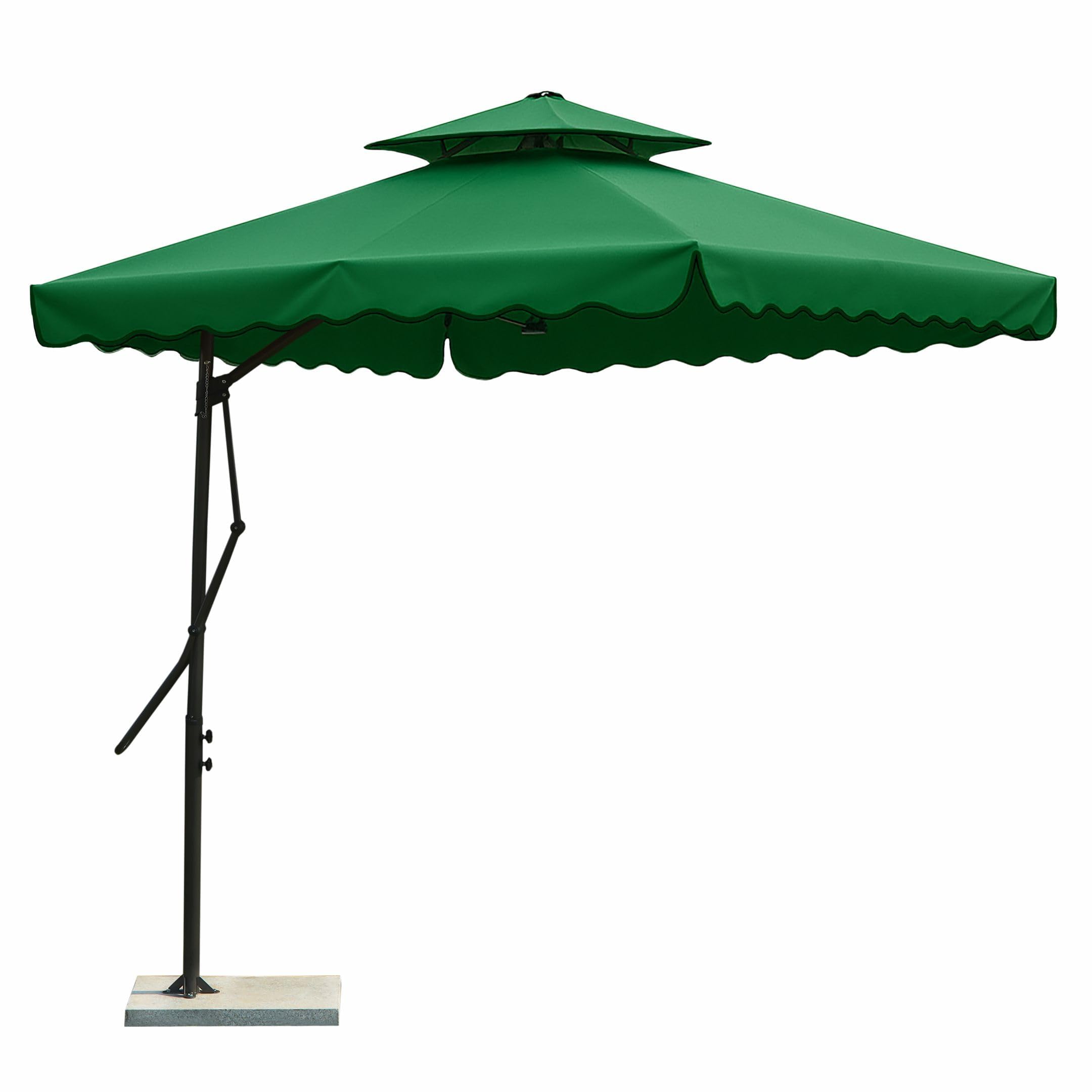 Garden Square 2.2mX2.2m | 7x7 ft Umbrella with 40kg Base for Terrace | Garden | Cafeteria-image-18