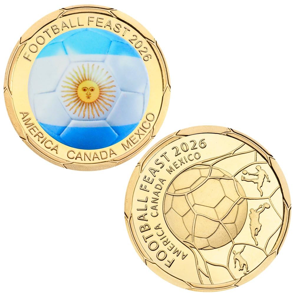 Lot de 12 Pièces Commémoratives De Compétitions De Football, À l'effigie du Drapeau National, pour Les Collectionneurs Les Fans De Foot.