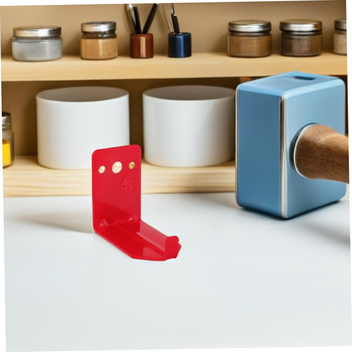 PRETYZOOM 12juegos Estante para Extintores de Lb Soporte Metálico de Pared Ganchos Tornillos y Juntas para Almacenamiento Cocina o Oficina