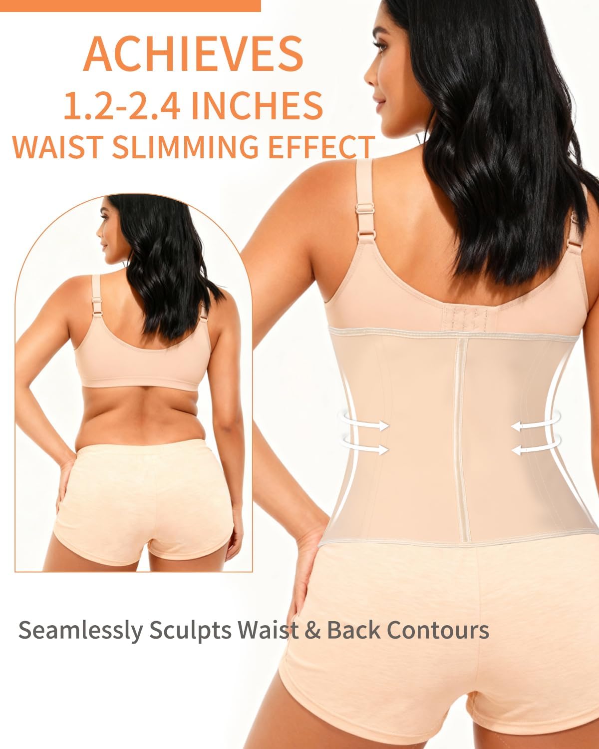 Waist Trainer Corset Shapewear Waist Cincher for Women Sport Workout Tummy Control Body Shaper - Image 4