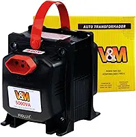 Transformador V&M 5000VA Tripolar Bivolt 110/220 e 220/110 5000 VA Tripolar