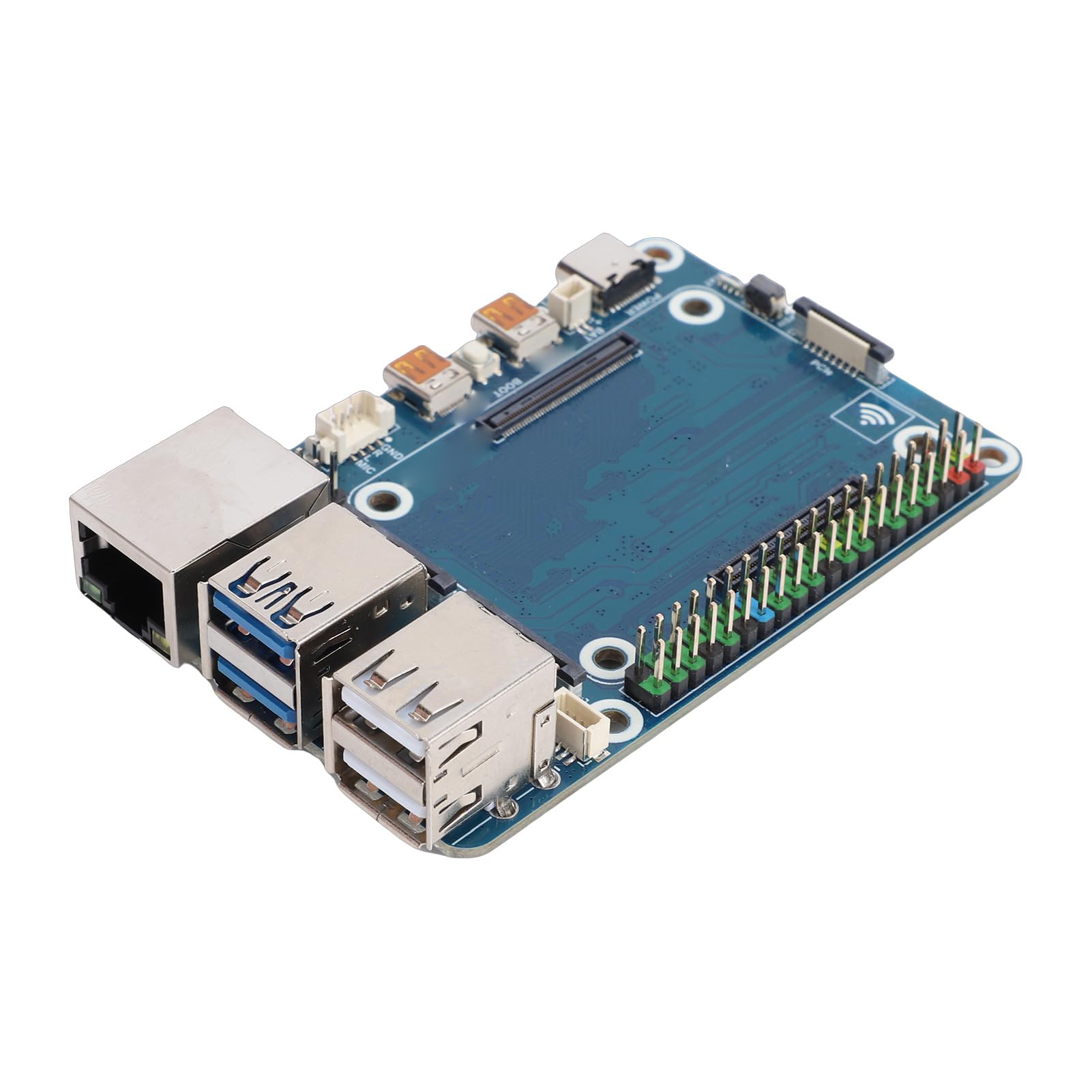 Scheda Adattatore per Computer a Scheda Singola con Porte USB Gigabit Ethernet e Intestazione Integrata per Applicazioni Multimediali 85x56mm 1 unità