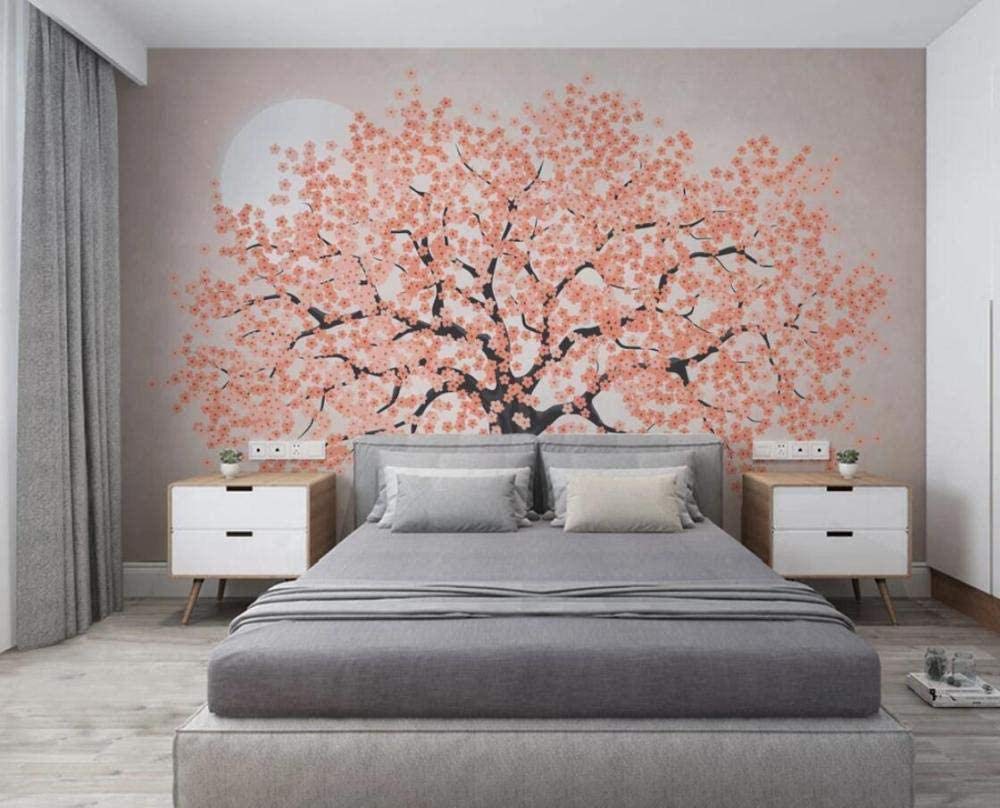 Carta Da Parati 3D Delicato Donna Viso E Fiori Foresta – 250x170 Cm, In Tessuto Non Tessuto, Adatta A Soggiorno E Camera Da Letto, Effetto Rilievo, Colore Grigio