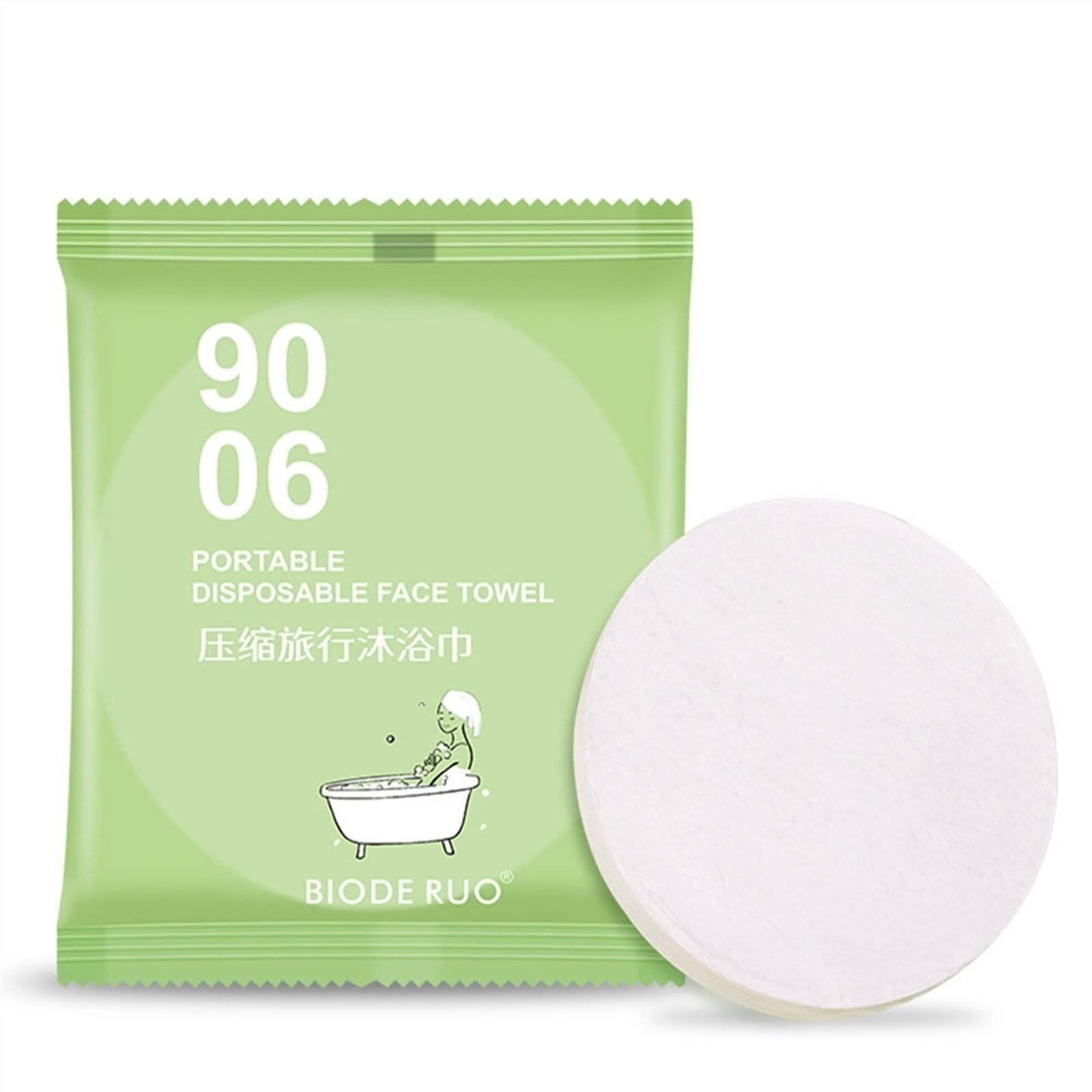 Serviette de bain jetable et comprimée pour voyage | Lot de drap de douche épais non-tissé