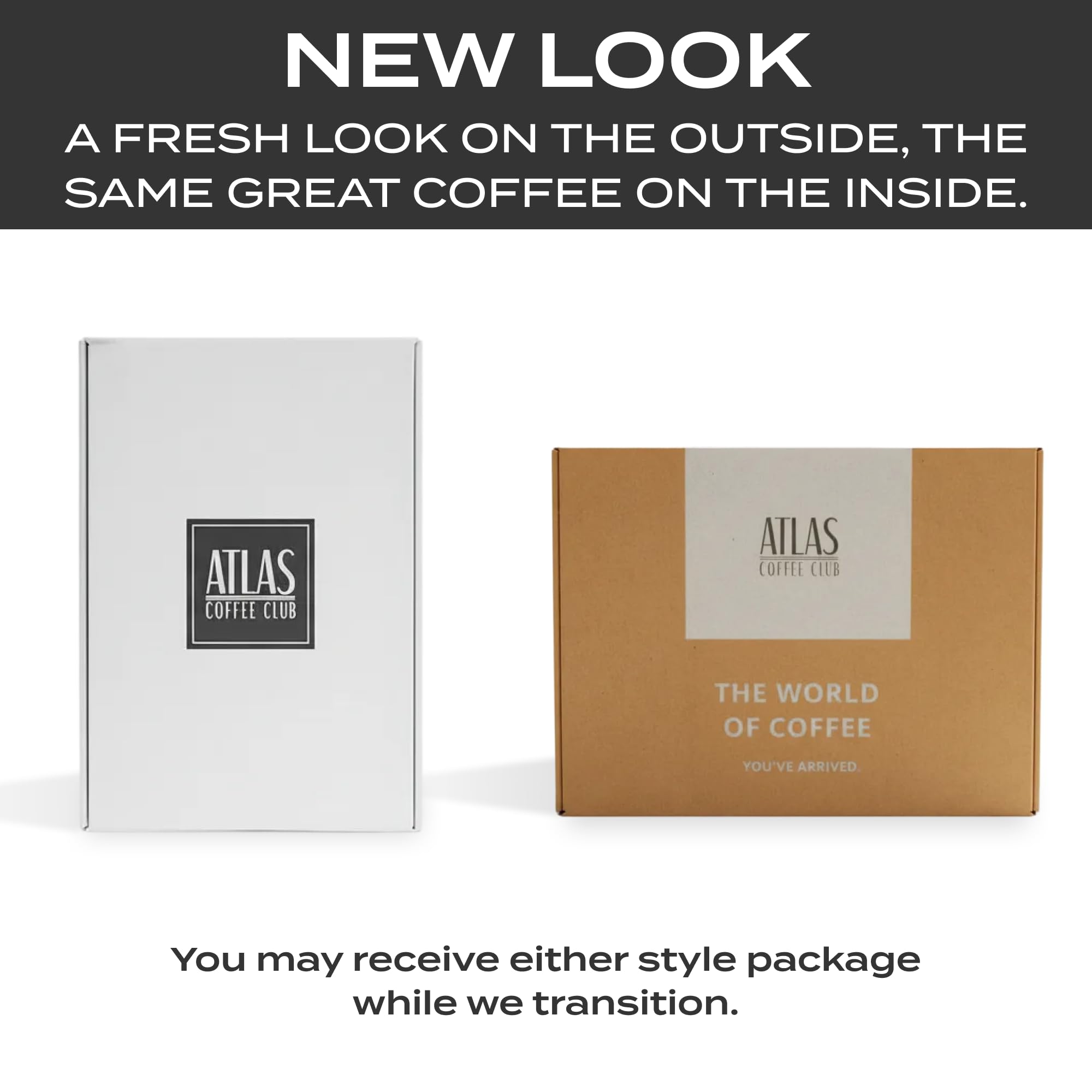 Atlas Coffee Club World of Gift Set , 8 Unique s in Giftable Sampler Box, Gift Basket for Gourmet and Travel Lovers, Freshly Ground