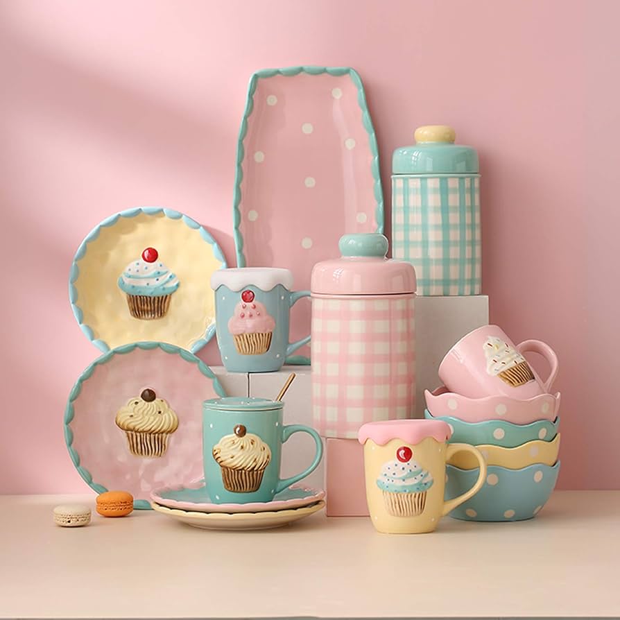 食器 cake TeamFar Cake Pan, 4'' / 6'' / 8'', Stainless Steel Round