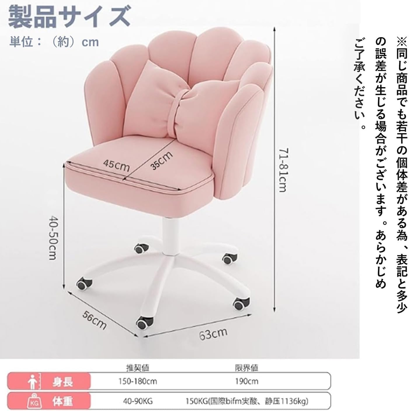 Amazon.co.jp: PQNLXLN 北欧 デスクチェア 可愛い ホームオフィス