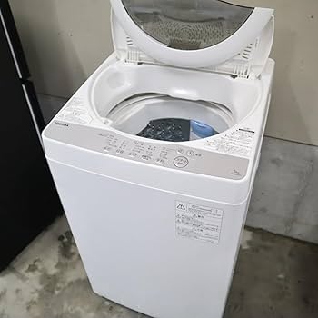 Amazon.co.jp: 東芝 全自動洗濯機 5kg グランホワイト AW-5G6 W : Home  