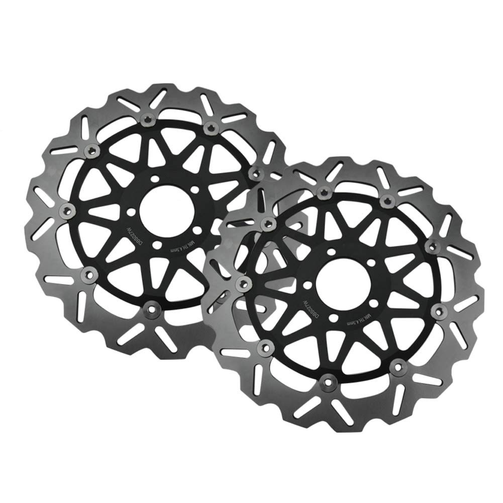 rinrin912ページ Amazon.com: Lirun Pair Motorcycle Front Brake Disc Rotors