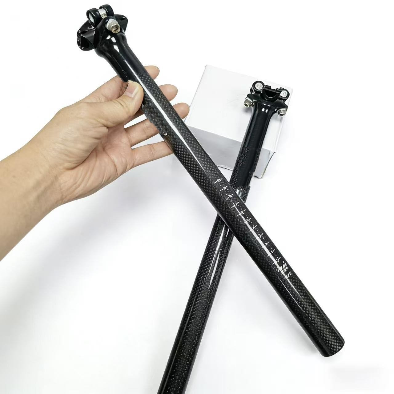 Tige de Selle vélo pour JEDA Tige de Selle de vélo entièrement en Fiber de Carbone Selle de vélo