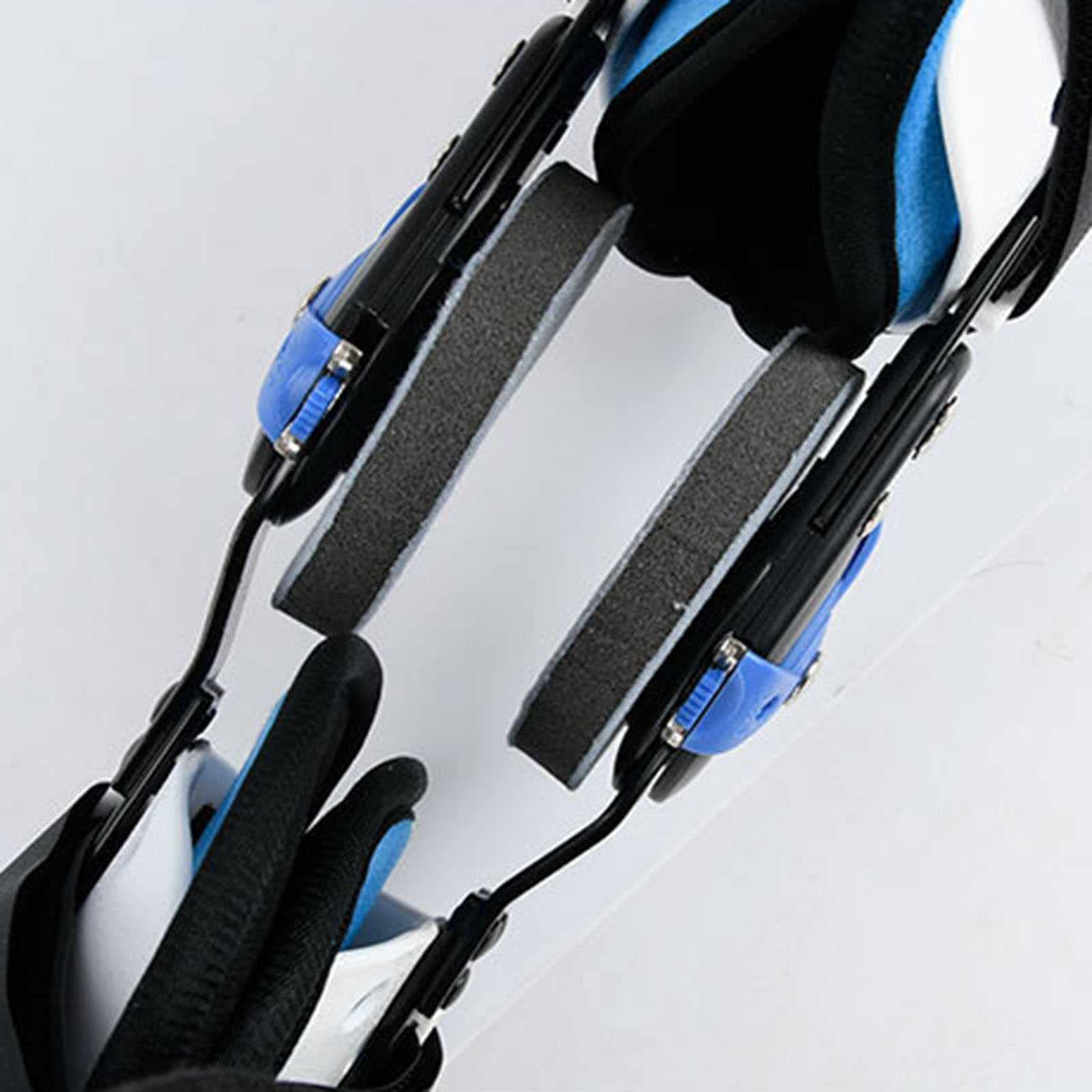Ortesis de rodilla con bisagra Rodillera Rom con bisagras, abrazadera de fijación de articulación de rodilla ajustable ligamento postoperatorio menisco Protector de fractura de rodilla para hombres y