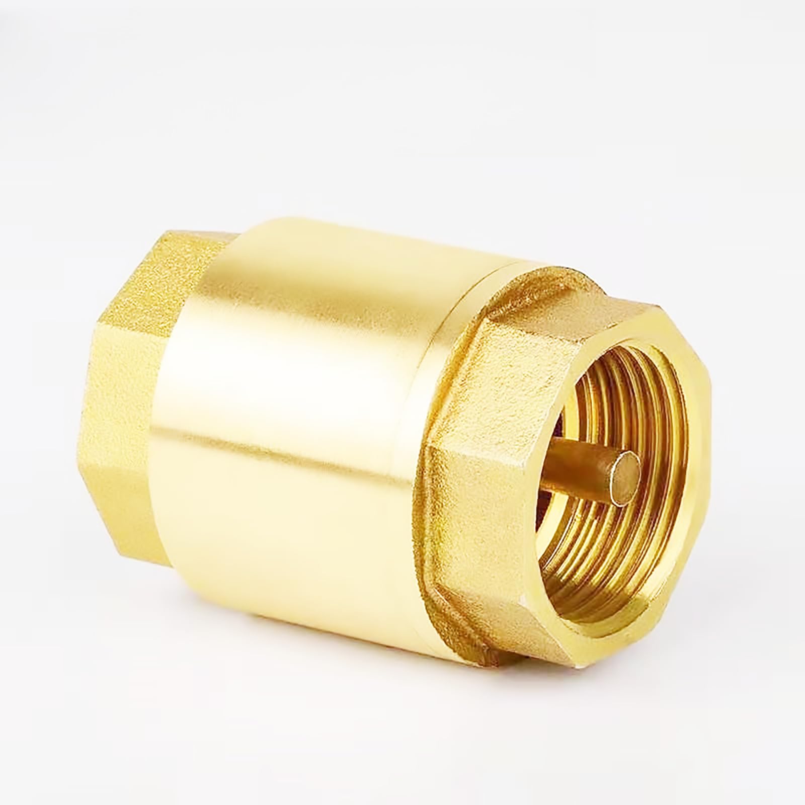 MYWERO 1-1/4" Vertical Brass Check Valve for Water & Oil, DN32