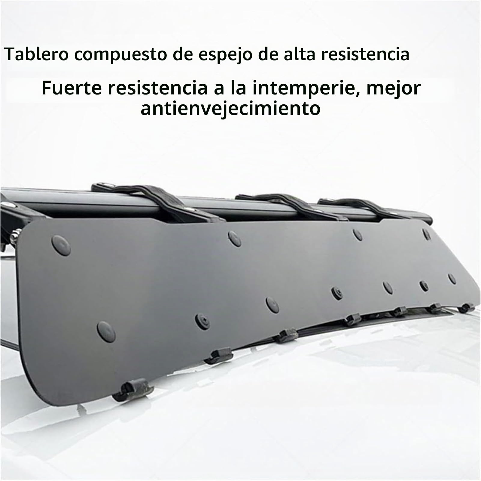 Deflector de Viento for automóvil Moderno, carenado de Parabrisas con baca, Deflector de Viento con reducción de Ruido, Deflector de Aire Universal for Camiones(114CM-44.9IN)