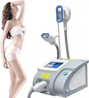 ANXYYDS Freeze Slimming Machine, Professional Cryolipolysis Fat Lipolysis Instrument, freezing Burst Fat Instrument, Slimming Body Freezing Machine with 2 Handles,110V