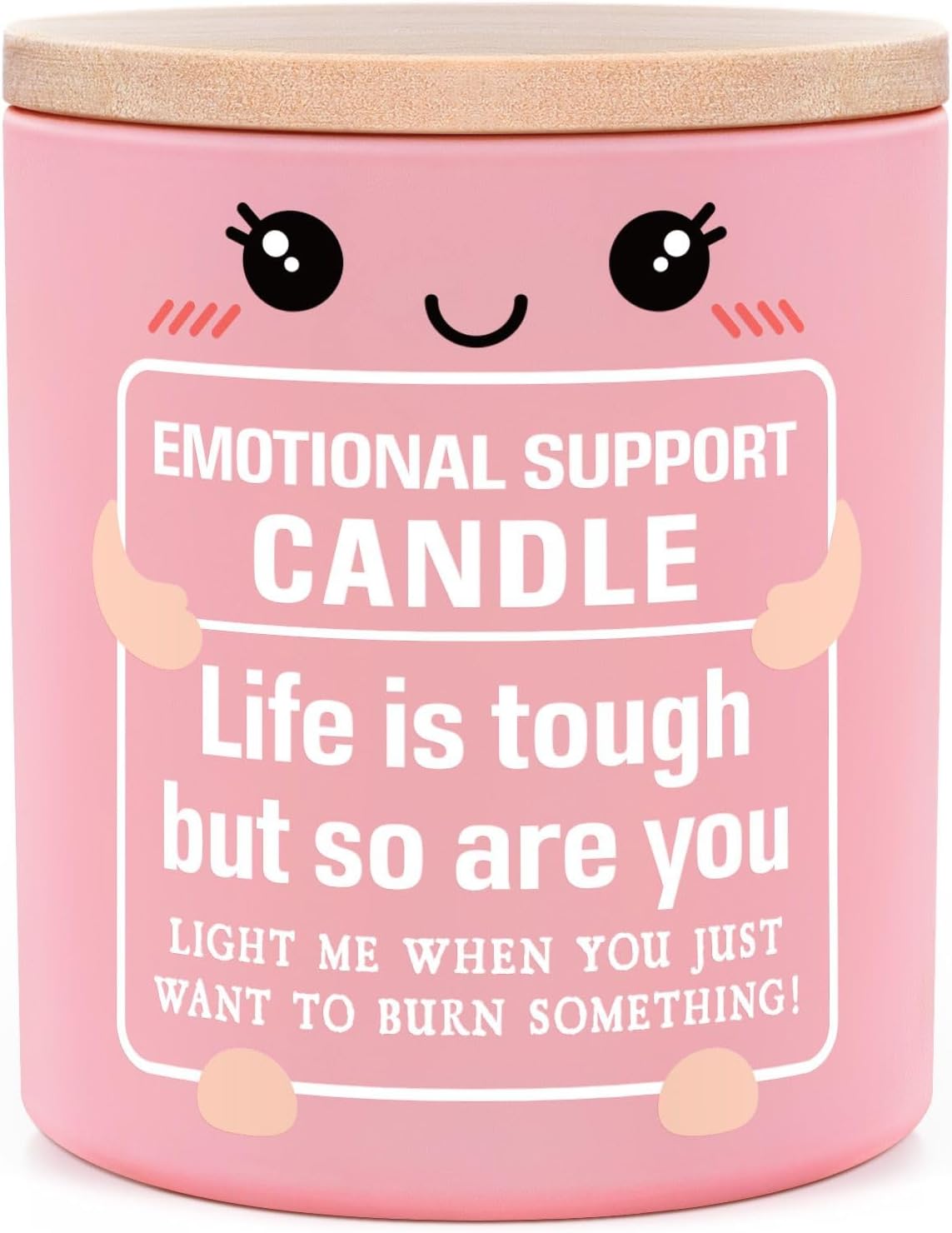 Funny Emotional Support Candle, Cheer Up Gifts for Women, Friends