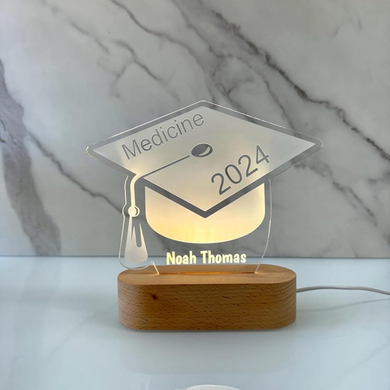 Graduation Led Gufacai Personalized Graduation Gifts,Custom Night Light,Senior 2025 ...