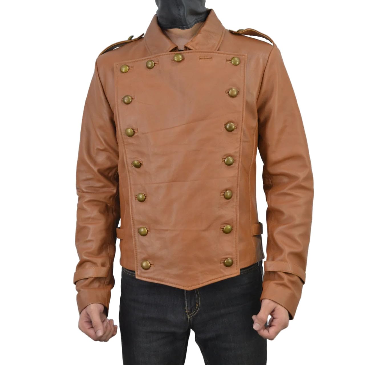 The Rocketeer Brown Leather Jacket - 90's Movie Billy Campbell Leather Jacket - Brown Regular Fit Costume Jacket