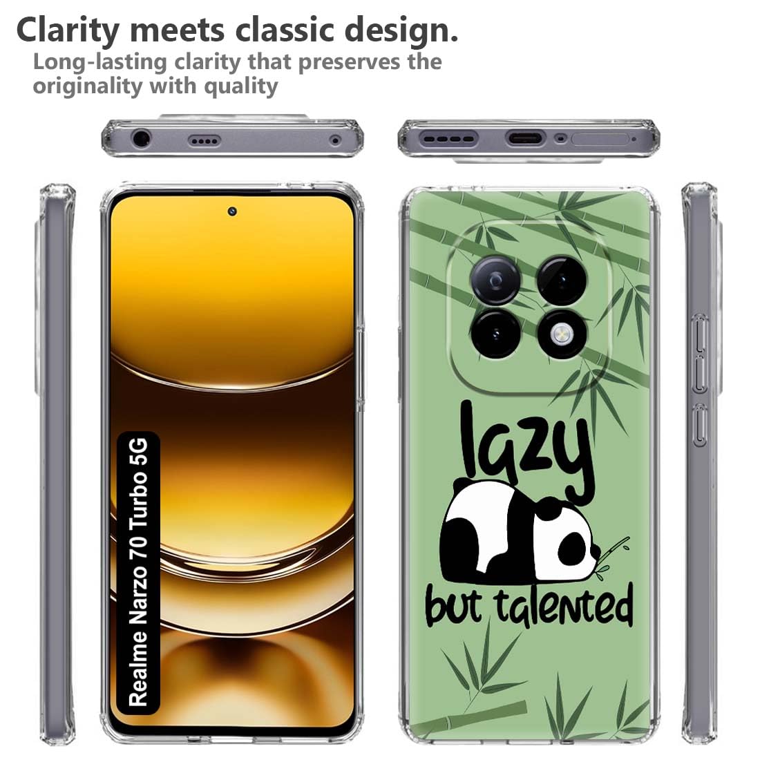 Designer Printed Soft Silicone Back Case Cover for NARZO 70 Turbo 5G, Back Cover for Realme NARZO 70 Turbo 5G -D2006