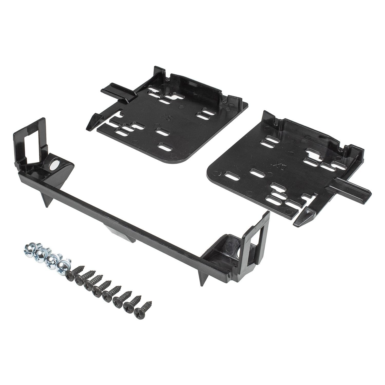 tomzz Audio 2414-103 Podwójna ramka na radio DIN kompatybilna z FIAT Ducato 244 rok produkcji 2002-2006, czarna