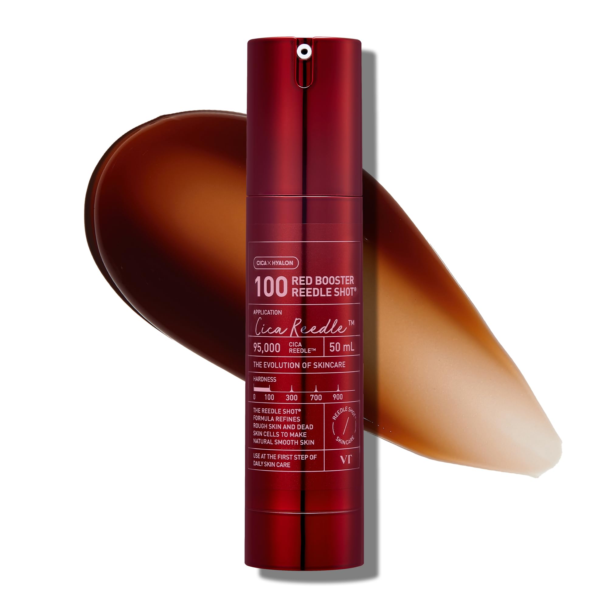 Red Booster Reedle Shot 100 Serum with Dragon’s Blood Extract & Exosome Microneedling Formula, Korean Skincare, 1.69 fl oz(50ml)