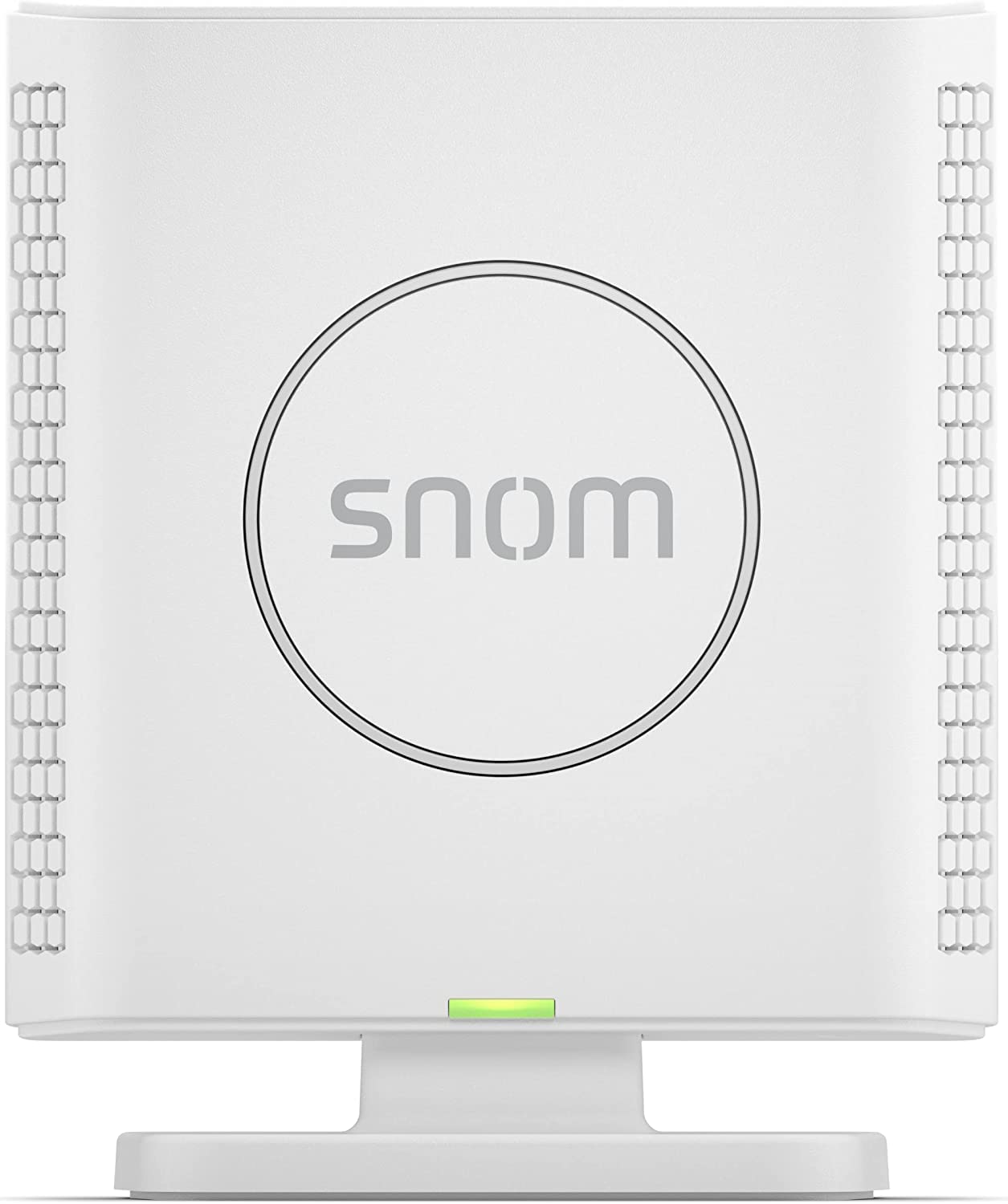 Snom M400 SC IP DECT Singlecell-Basisstation, bis zu 20 Mobilteile, bis zu 10 Paralell-Anrufe und 20 SIP-Konten, Breitband-Audio, PoE, 3 Jahre Herstellergarantie, Weiß; 00004587