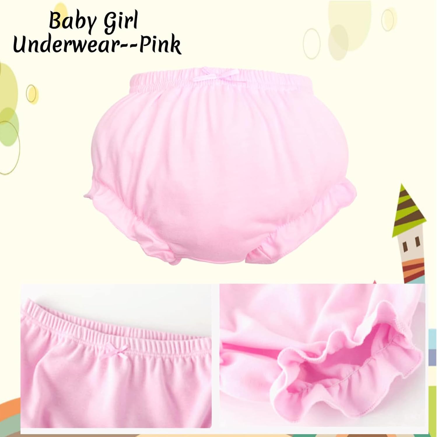 Diaper Cover - Baby Bloomers, Diaper Covers for Toddler Girls - Image 5