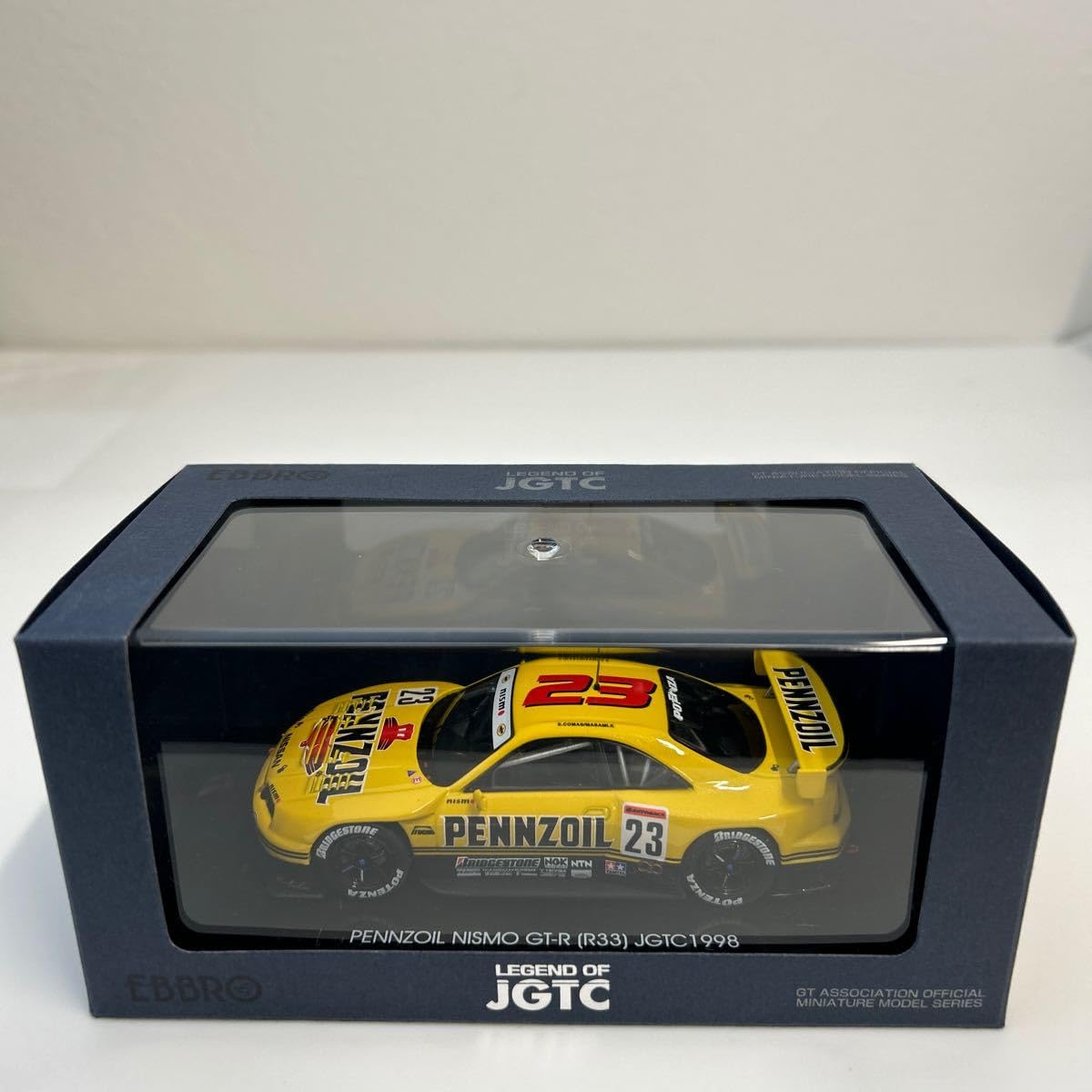 Amazon | EBBRO 1/43 PENNZOIL NISMO NISSAN GT-R JGTC 1998#23 エブロ