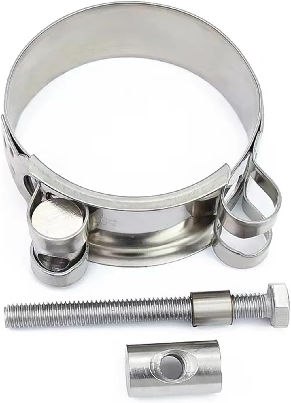 1PCS 304 Stainless Steel Water Pipe Clamps Strengthens European Style Hose Clamps Exhaust Circular Air Water Pipe Clip Sealing(175-187mm)