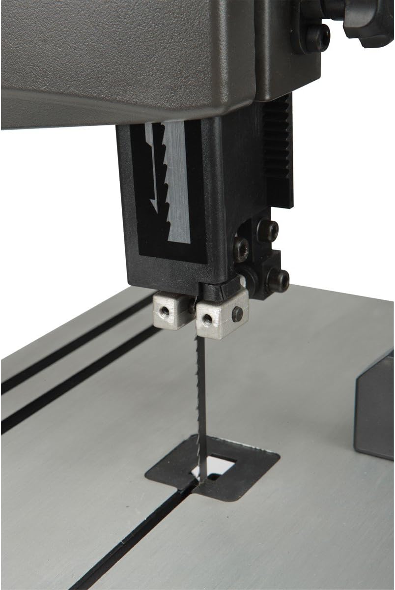 2.5 Amp 9 Inch Bench Top Band Saw with Heavy Duty Cast Aluminum Table, Miter Gauge and Blade