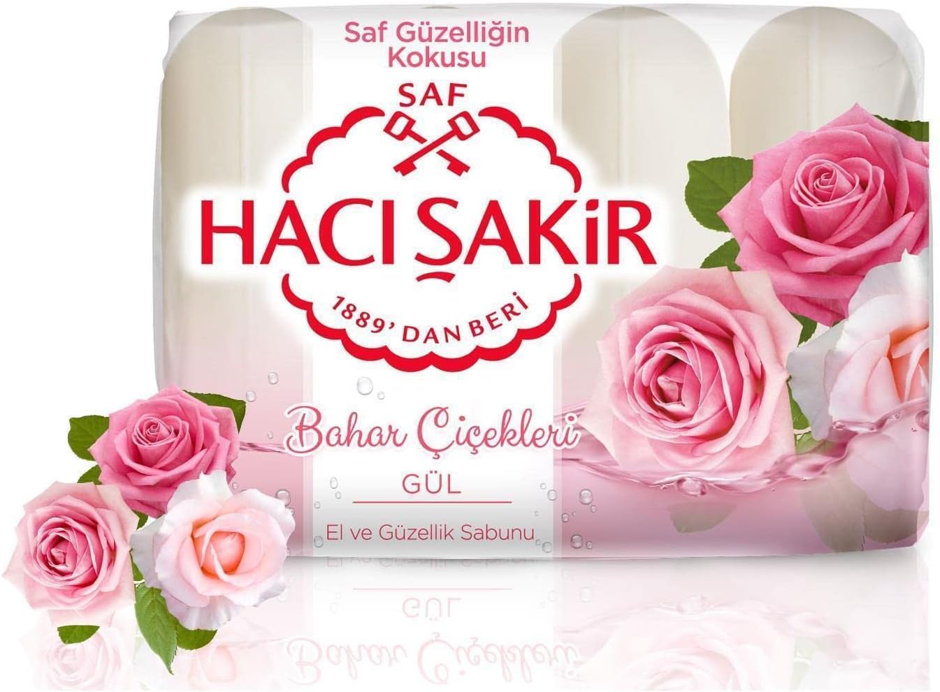 Hacı Şakir Gül Güzellik Sabunu 4 Lü
