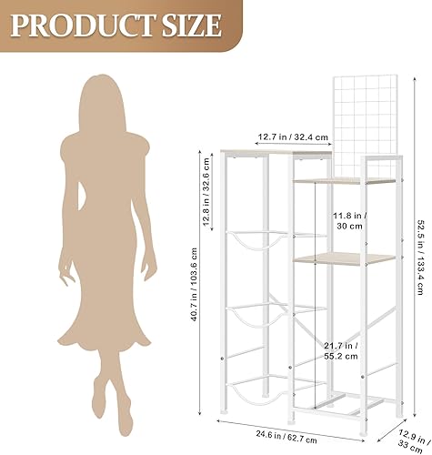 Miniatura 3 de Vrisa Soporte dispensador de agua de 5 galones con mesa de bar, soporte para jarra de agua, base organizadora de botellas de agua de 3 niveles para