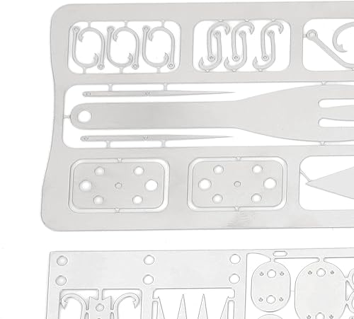 Miniatura 9 de Herramienta multifunción para acampar al aire libre, 4 tarjetas de pesca multifunción de acero inoxidable preservativo para acampar al aire libre