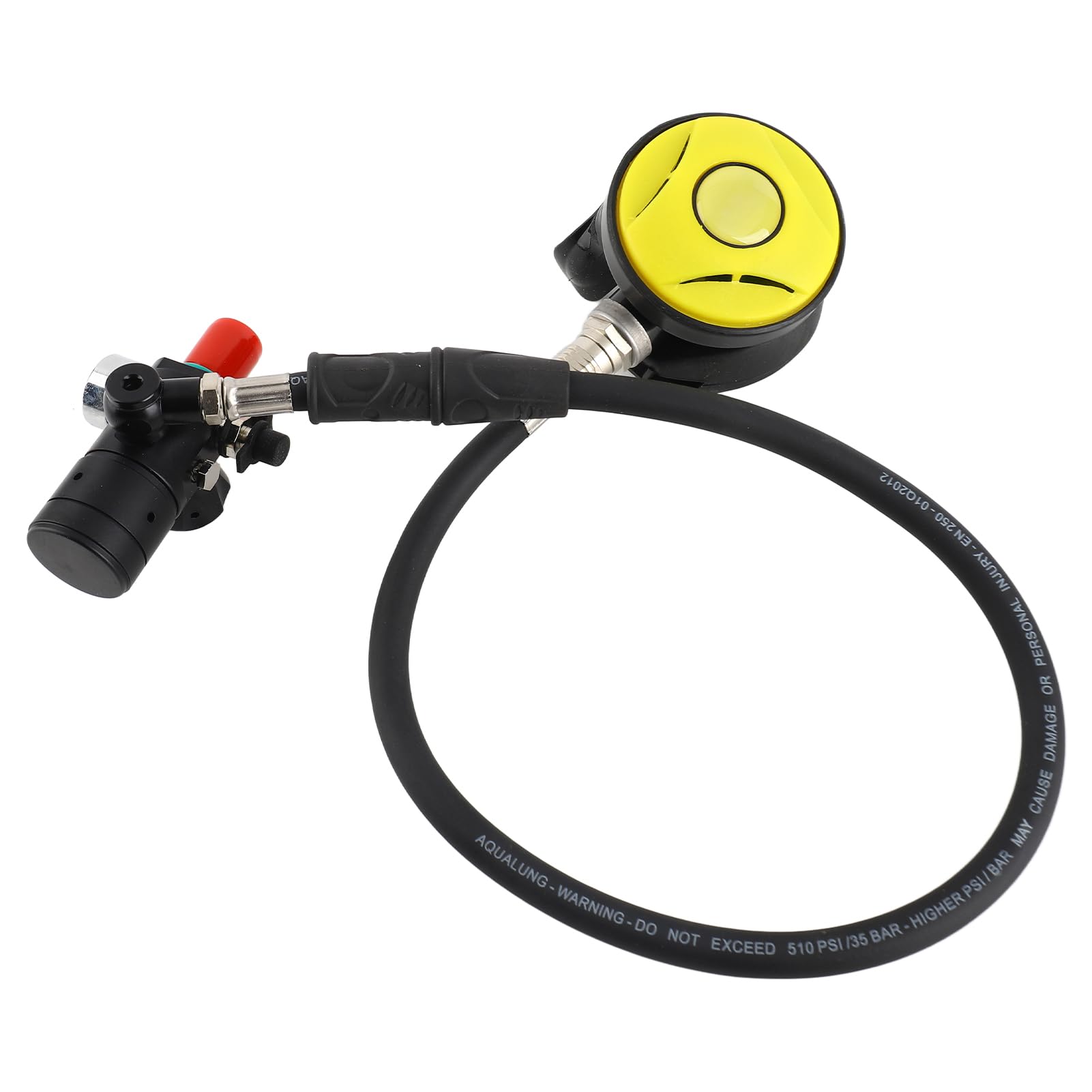 VGEBY Ensemble de Réservoir de Plongée sous-Marine, Ensemble de Cylindre D'oxygène sous-Marin de 1 L, Mini Réservoir de Plongée Portable avec Soupape de Décharge de Reniflard, Lunettes
