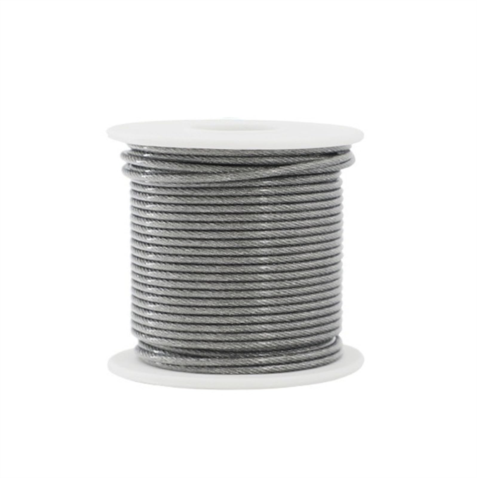 Cable Acero,Cuerda de Alambre Cuerda de Alambre Flexible recubierta de PVC de Acero, Kit de 2mm de diámetro, tendedero de Acero Inoxidable Transparente Suave, 15/25/30/50 Metros(TypeJ 50m)