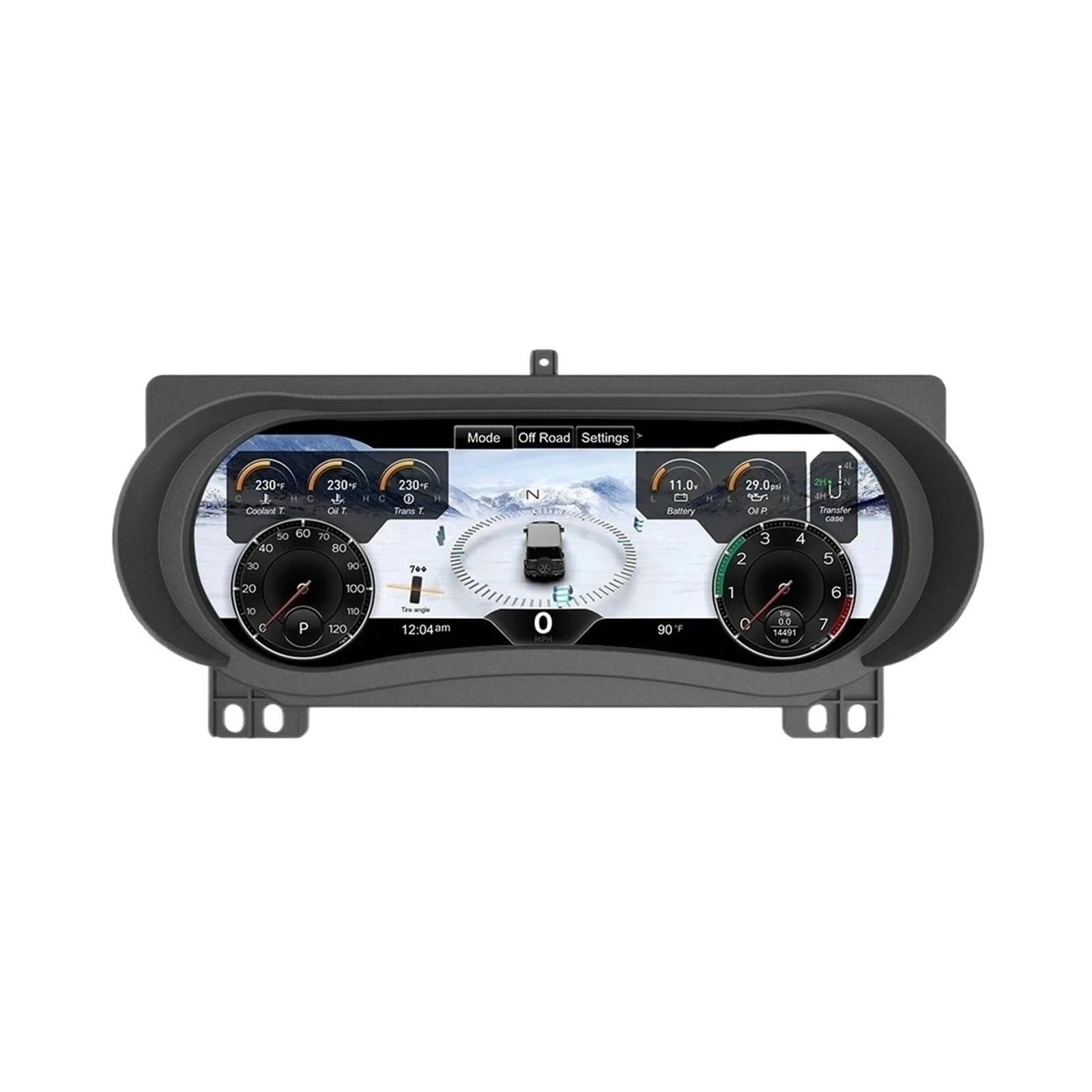 Velocímetro digital para Jeep Gladiator pantalla LCD que elimina reflejos del sol 7