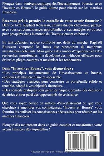 Investir en Bourse : Les Fondamentaux pour Réussir avec Sagesse: Découvrez les principes essentiels