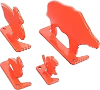 Vista 1 de Specialty Tools - 4 piezas de silueta de acero inoxidable, mini figuras de metal de cerdo, pato, ratón, letreros de mesa para ejercicio, hogar