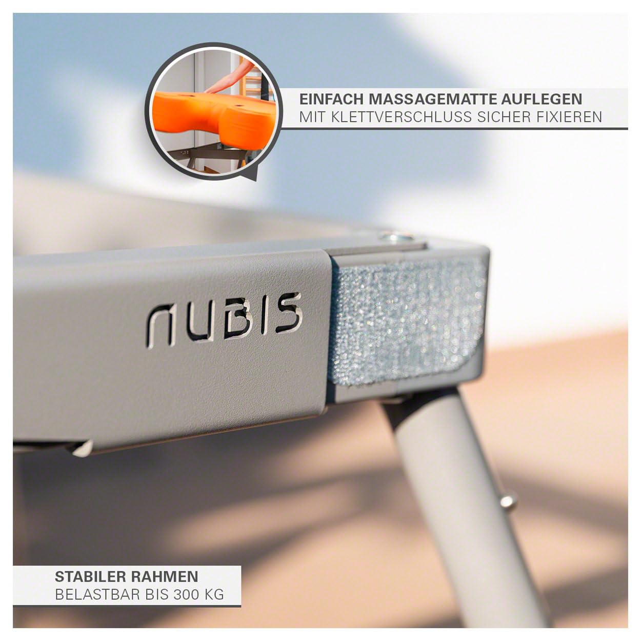 Sport-Tec NUBIS Aufblasbare Massageliege Pro 2.0, inkl. Pumpe und Koffer