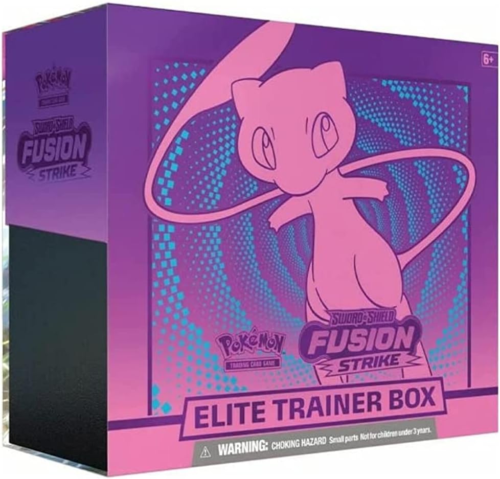 Pokémon | Sword & Shield 8 Fusion Strike: Elite Trainer Box | Card Game | Ages 6+ | 2 Players | 10+ Minutes Playing Time