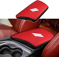 Vista 95 de Funda para reposabrazos de consola central, de piel, antiarañazos, protector de reposabrazos central, accesorios de decoración interior, compatible