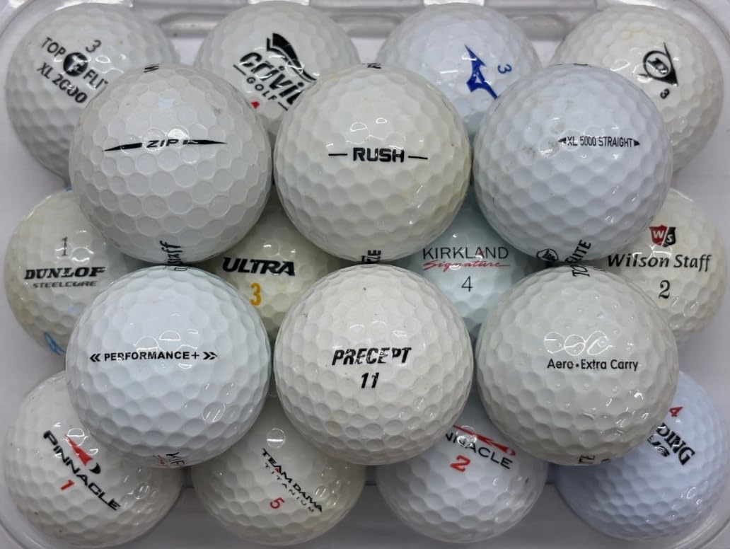 50 Valor Pelotas de Golf – Grado 2 Pelotas de Lago (Used no Nueva)