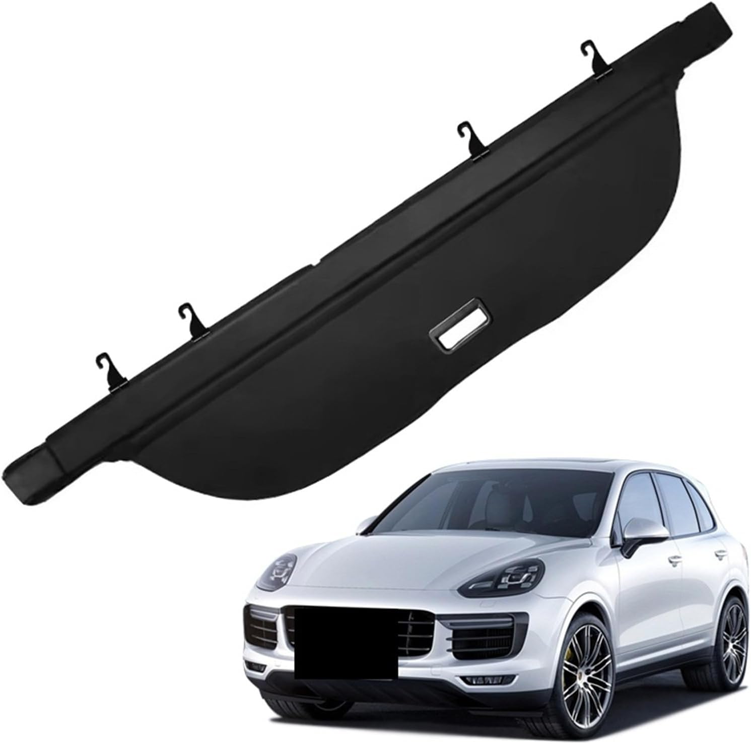 for Porsche Cayenne 2011-2017 Retractable Trunk Cargo Cover Parcel Rack Waterproof Shield Privacy Auto Accessories