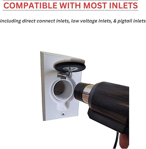 Miniatura 5 de Superhose - Manguera de vacío central universal de doble voltaje, manguera central extra larga con enchufe de coleta, conexión directa y bajo