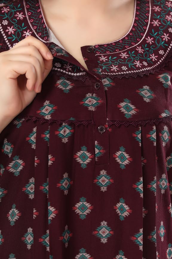 Image of Soulemo Women's Printed Alpine Nighty 1656