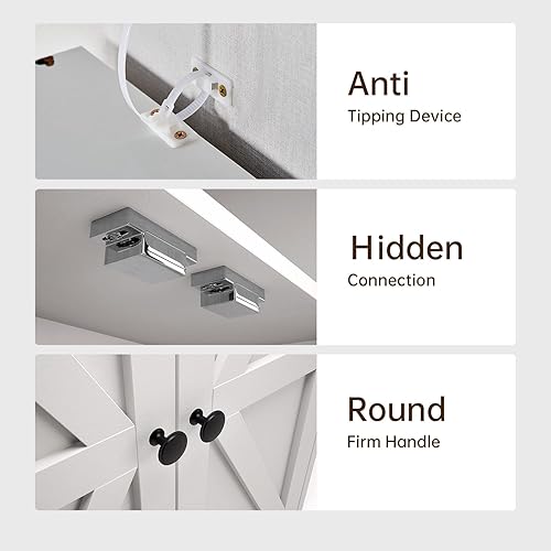 Miniatura 6 de oneinmil 71.5" Tall Bookshelf and Bookcase, 6-Tier Wooden Bookshelves with Cabinet Doors, Floor Bookshelves and Office Storage Cabinets for Home