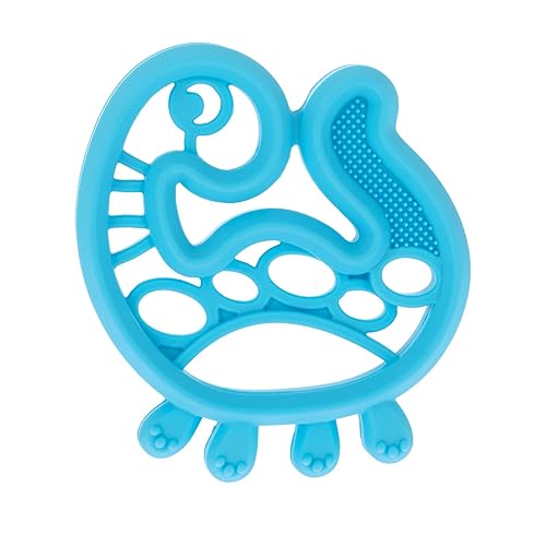 Miniatura 2 de Nuby Juguete de masaje de goma de masajear al bebé (paquete de 2) juguetes para aliviar la dentición del bebé para más de 3 meses, dinosaurio y