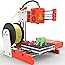 X1 3D Printer Building Size 100 x 100 x 100MM Mini Desktop Kit for Beginners Kids Teens 3D Printer with 10M 1.75mm PLA Filame