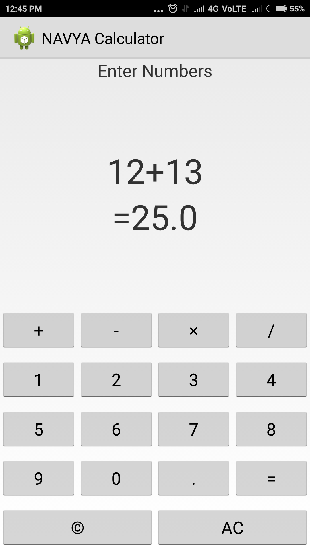 Calculator App on Amazon Appstore