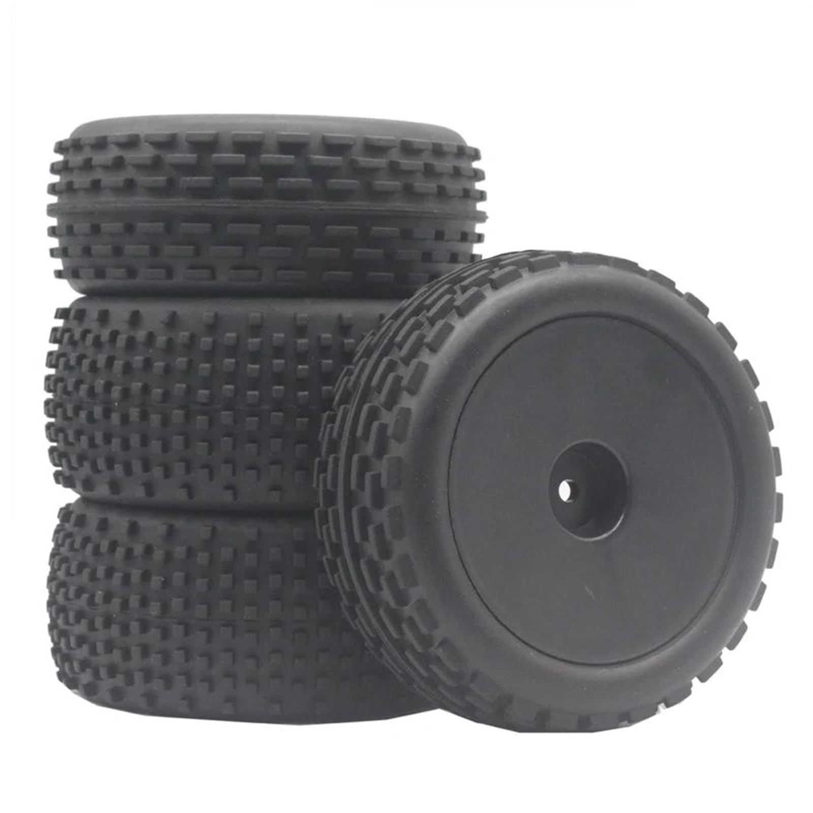 Neumáticos Goma Ruedas Plástico para Tamiya para Wltoys 144001 RC